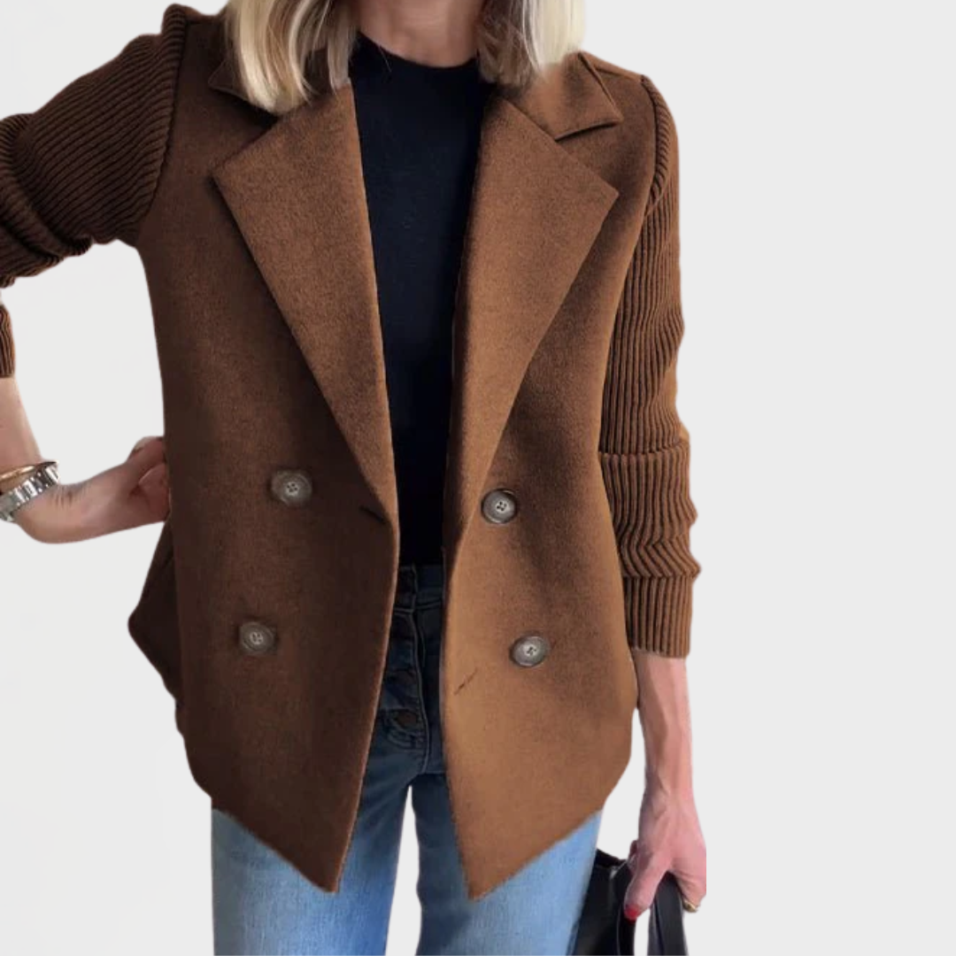Lena - Elegant Knitted Blazer