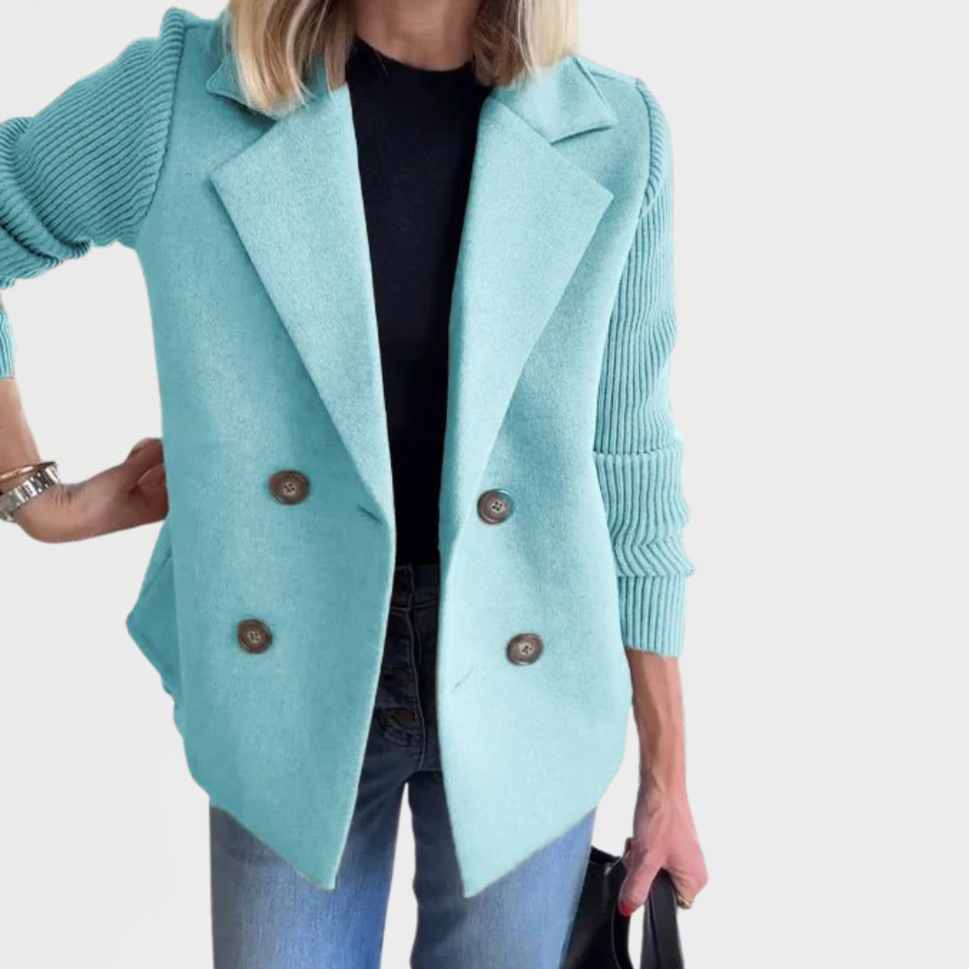 Lena - Elegant Knitted Blazer