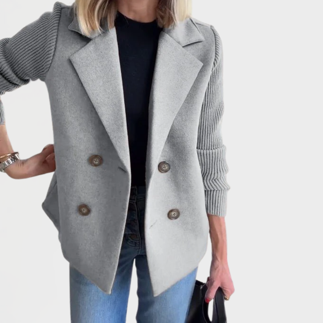 Lena - Elegant Knitted Blazer