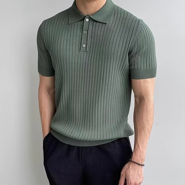 Modestique london™|GIMCHEON Knitted Polo Shirt