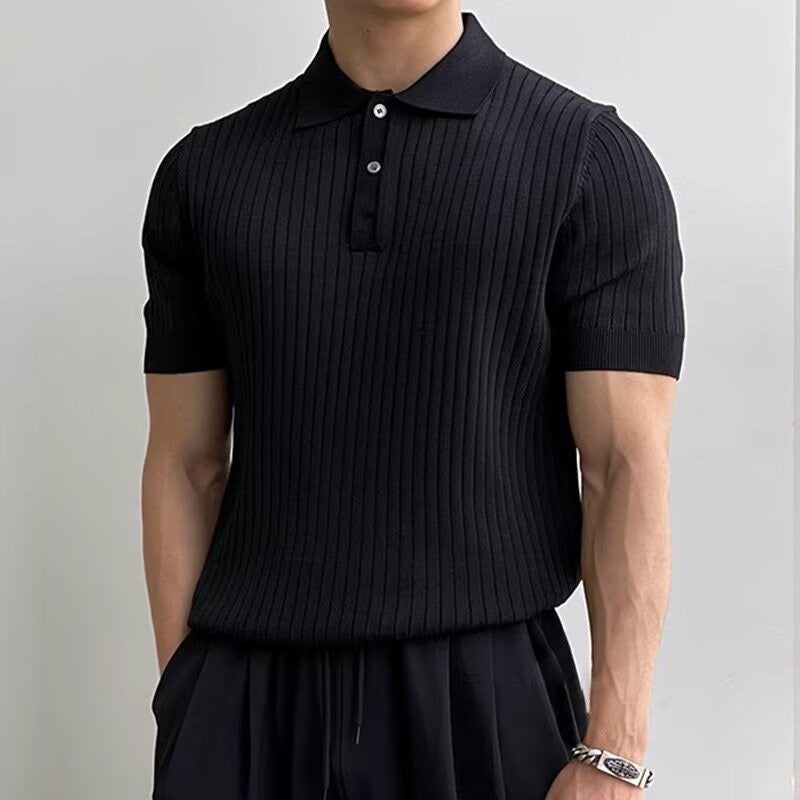 Modestique london™|GIMCHEON Knitted Polo Shirt