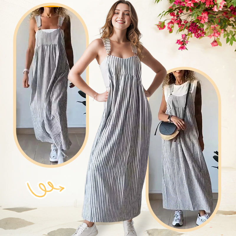 Modestique London | Casual Striped Camisole Dress