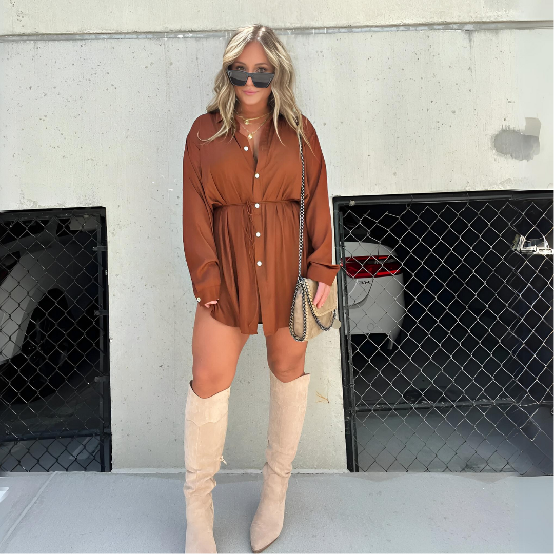 Sevina™ | Romper Dress