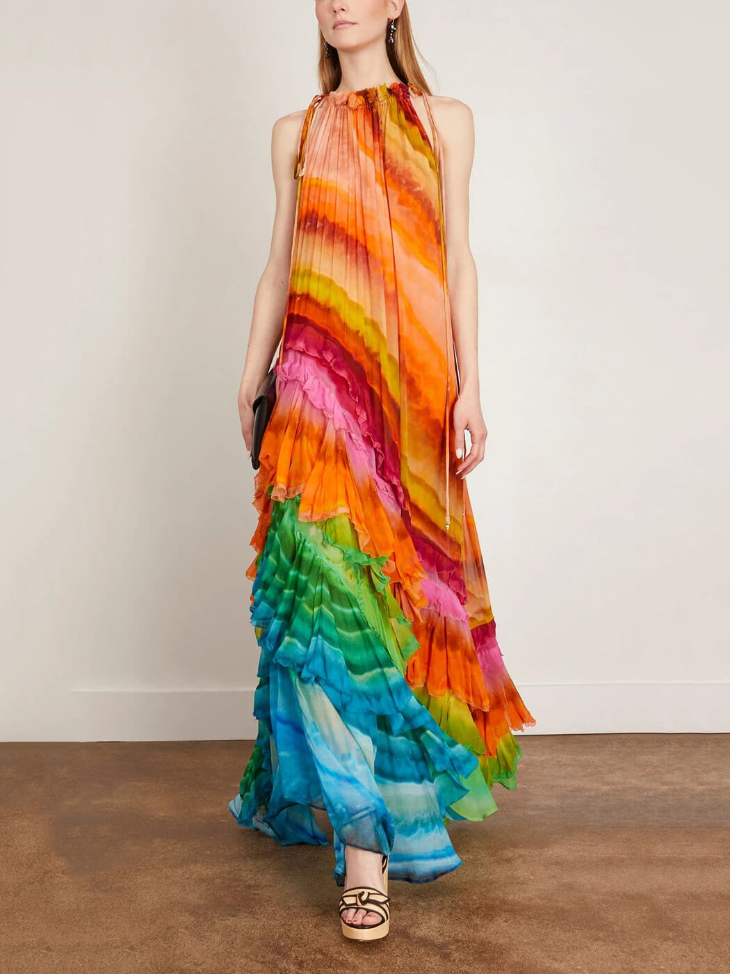 Iris™ - Ruffle Gown in Multi