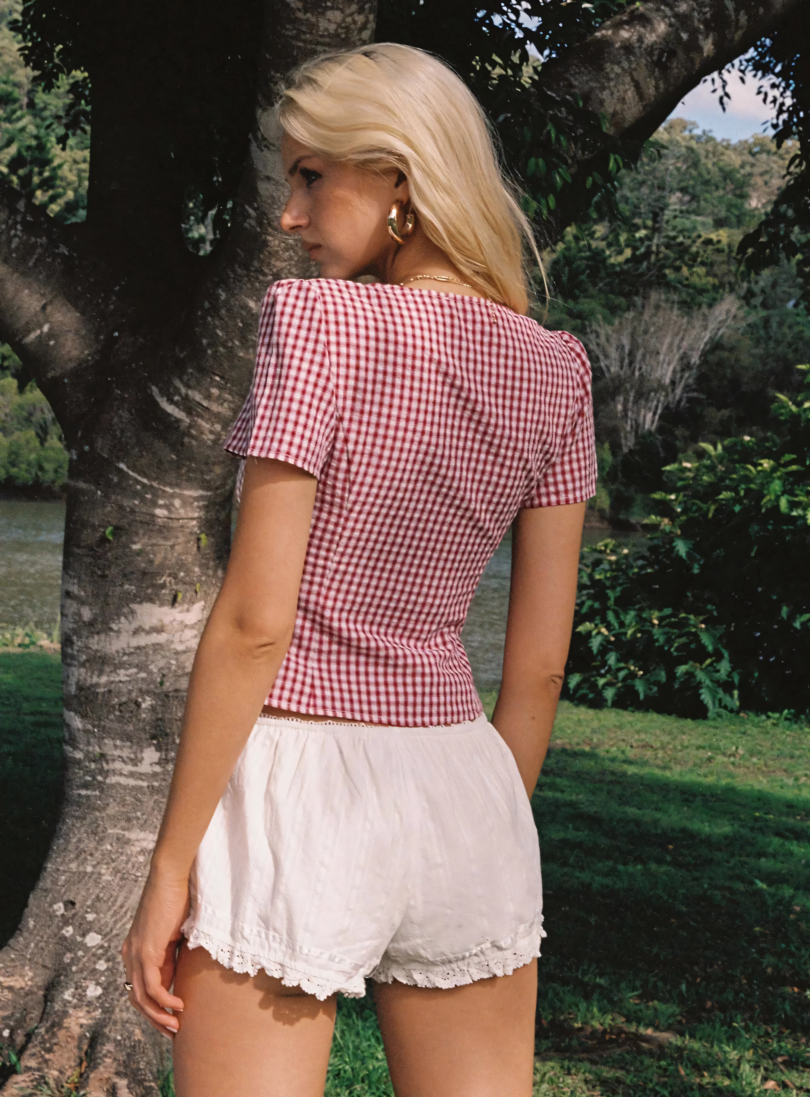 dolisa™ - Top Red Gingham