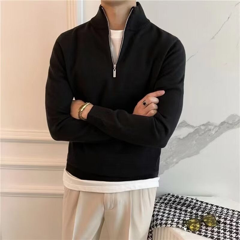 Modestique london™| ANSEONG Fine Quarter Zip Sweater