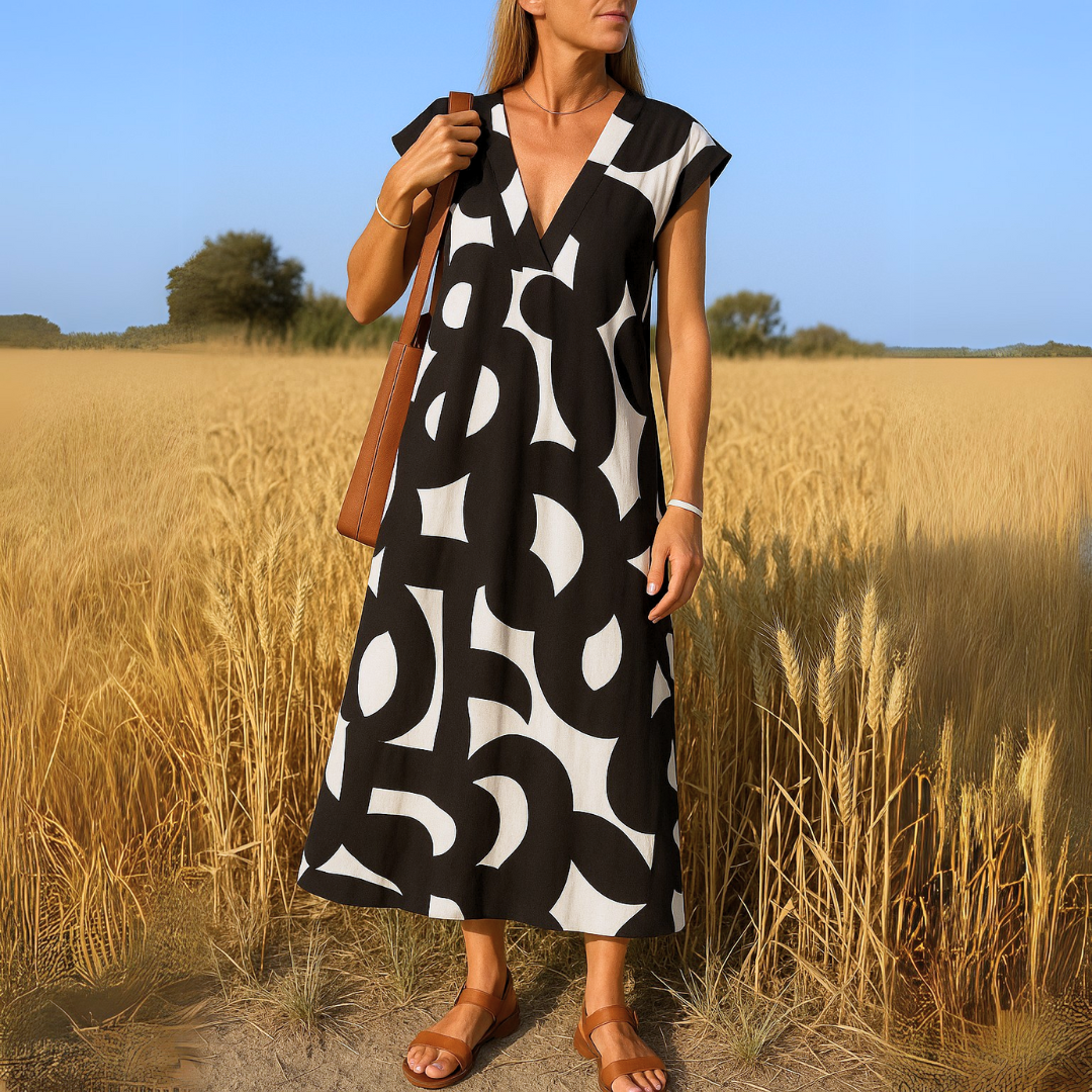 Pamela™ | Draped Elegance Maxi