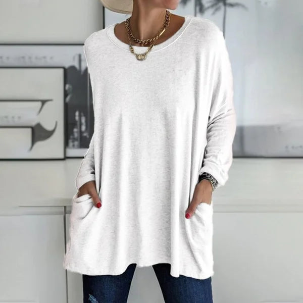 Aelira | Relaxed Long Sleeve Top
