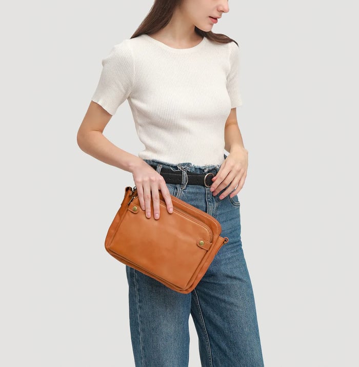 Jovie - Sleek Three-Layer Crossbody Bag