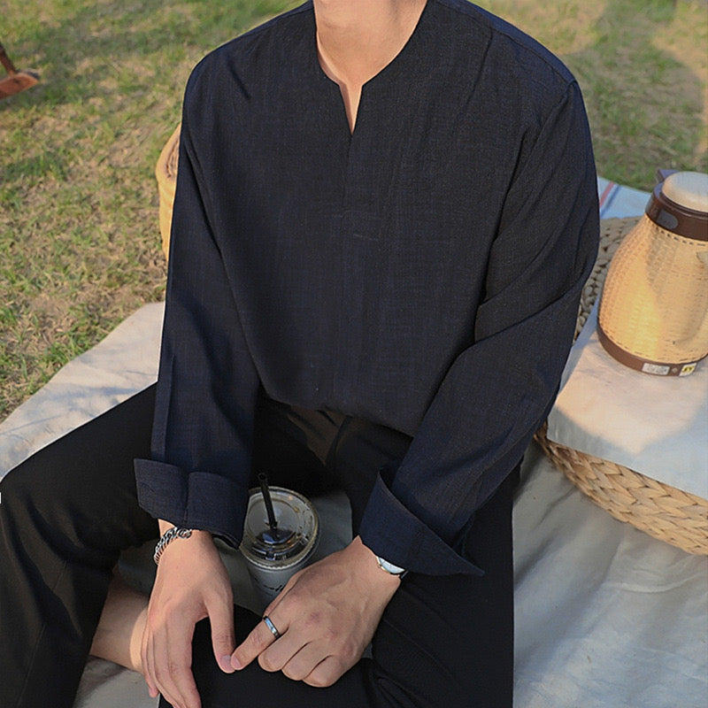 Modestique london™| CHUNGJU Korean Collar Shirt