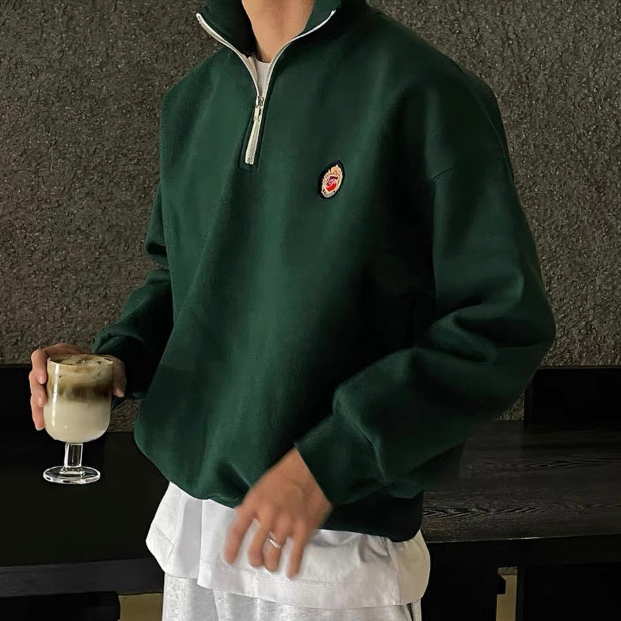 Modestique london™| SOCHEON Varsity Quarter Zip