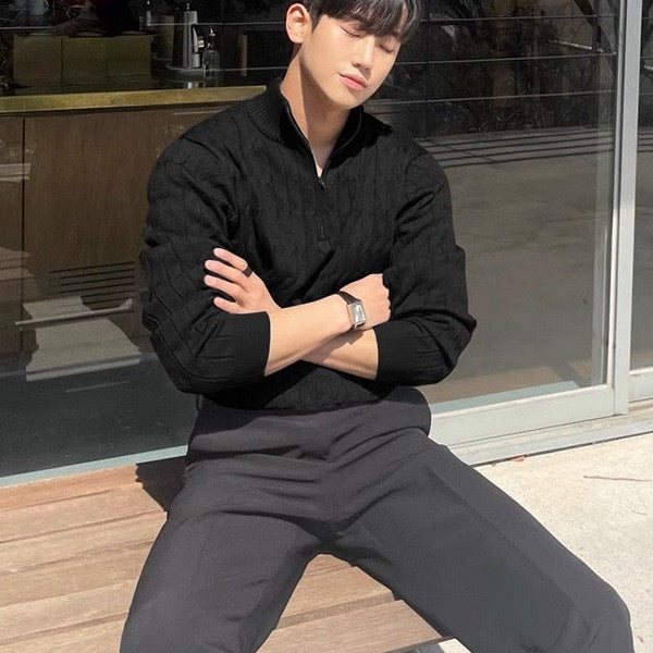 AVERY TORONTO ™|GWANGJU Half Zip Sweater