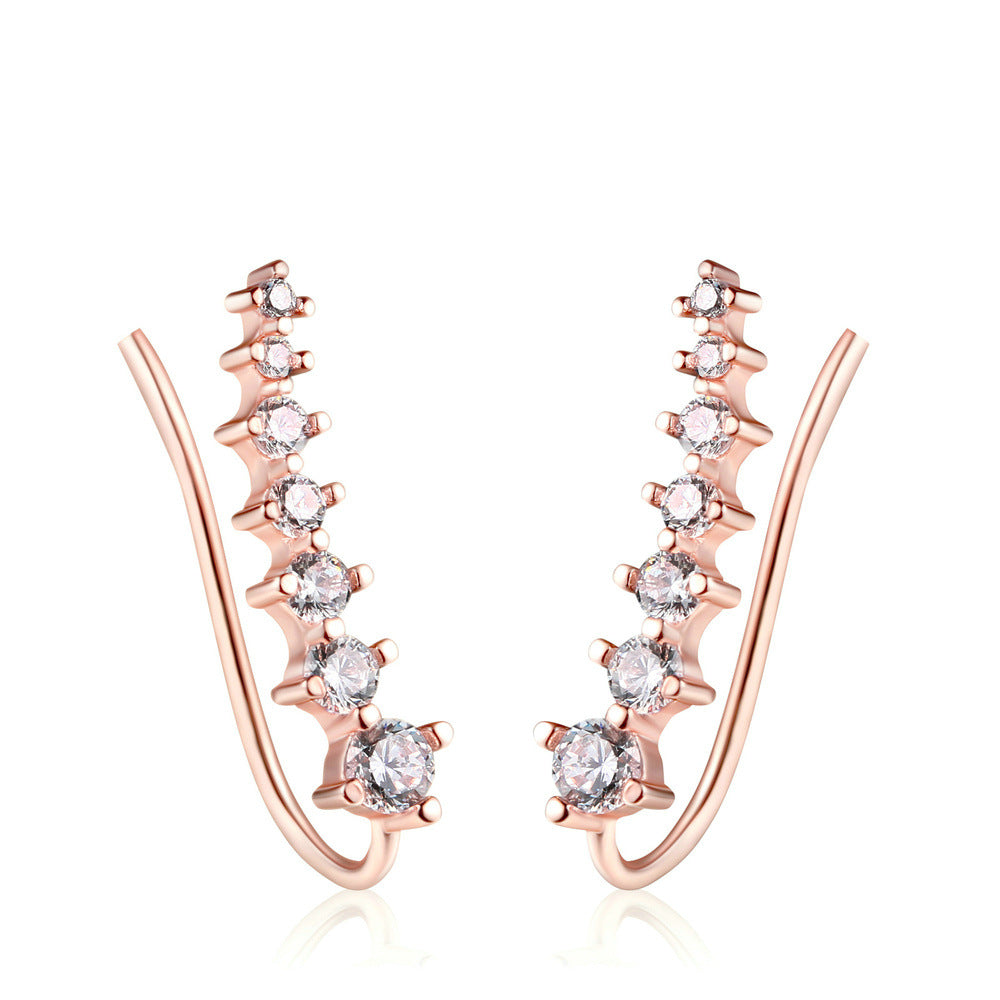 Modestique London | Elegant Seven-Star Diamond Stud Earrings