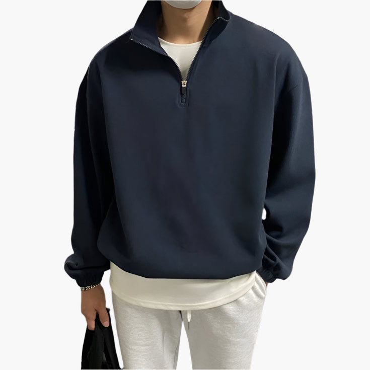 Modestique london™| INCHEON Fleece Quarter Zip