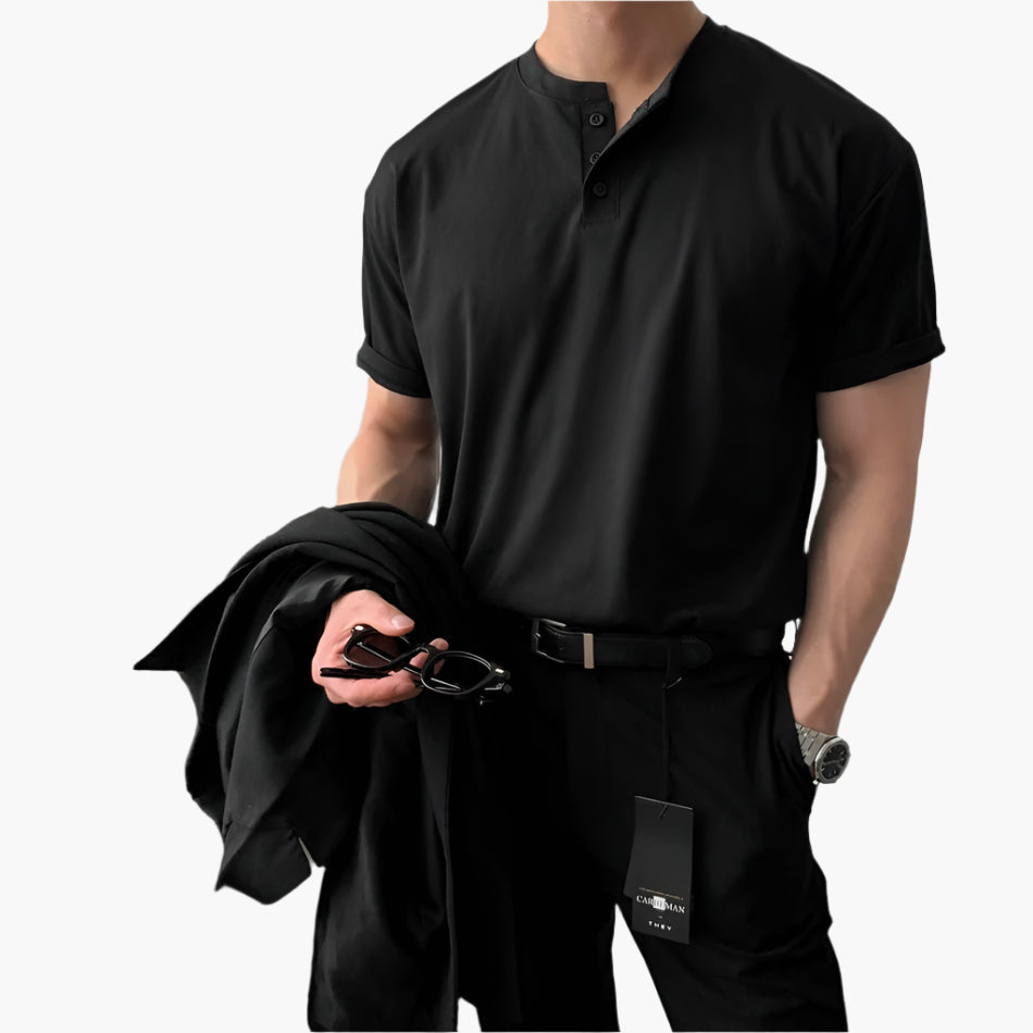 AVERY TORONTO ™| DAEGU Buttoned Collar T-Shirt