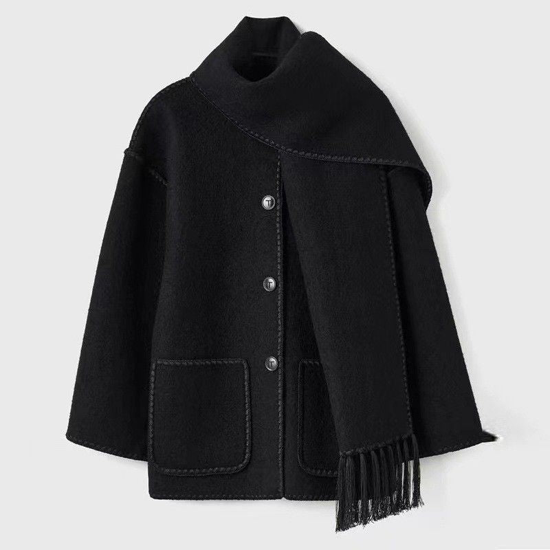 Avery toronto™ | Woolen Scarf Coat