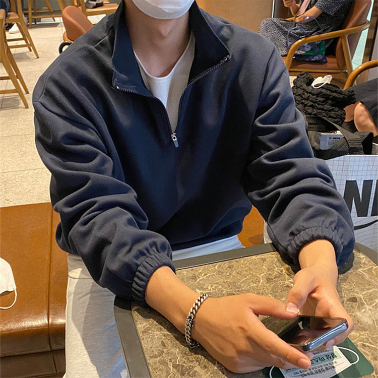 Modestique london™| INCHEON Fleece Quarter Zip