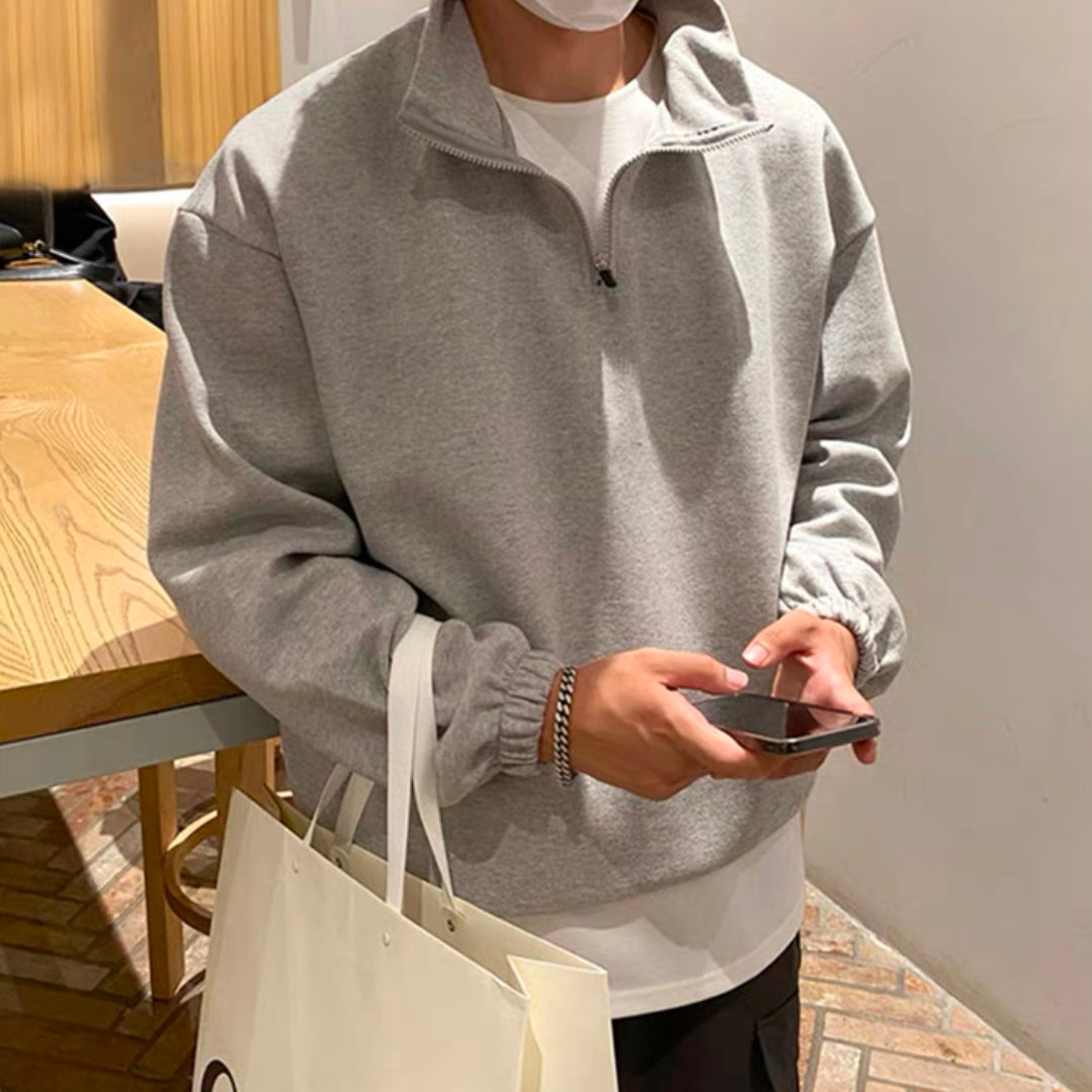 Modestique london™| INCHEON Fleece Quarter Zip