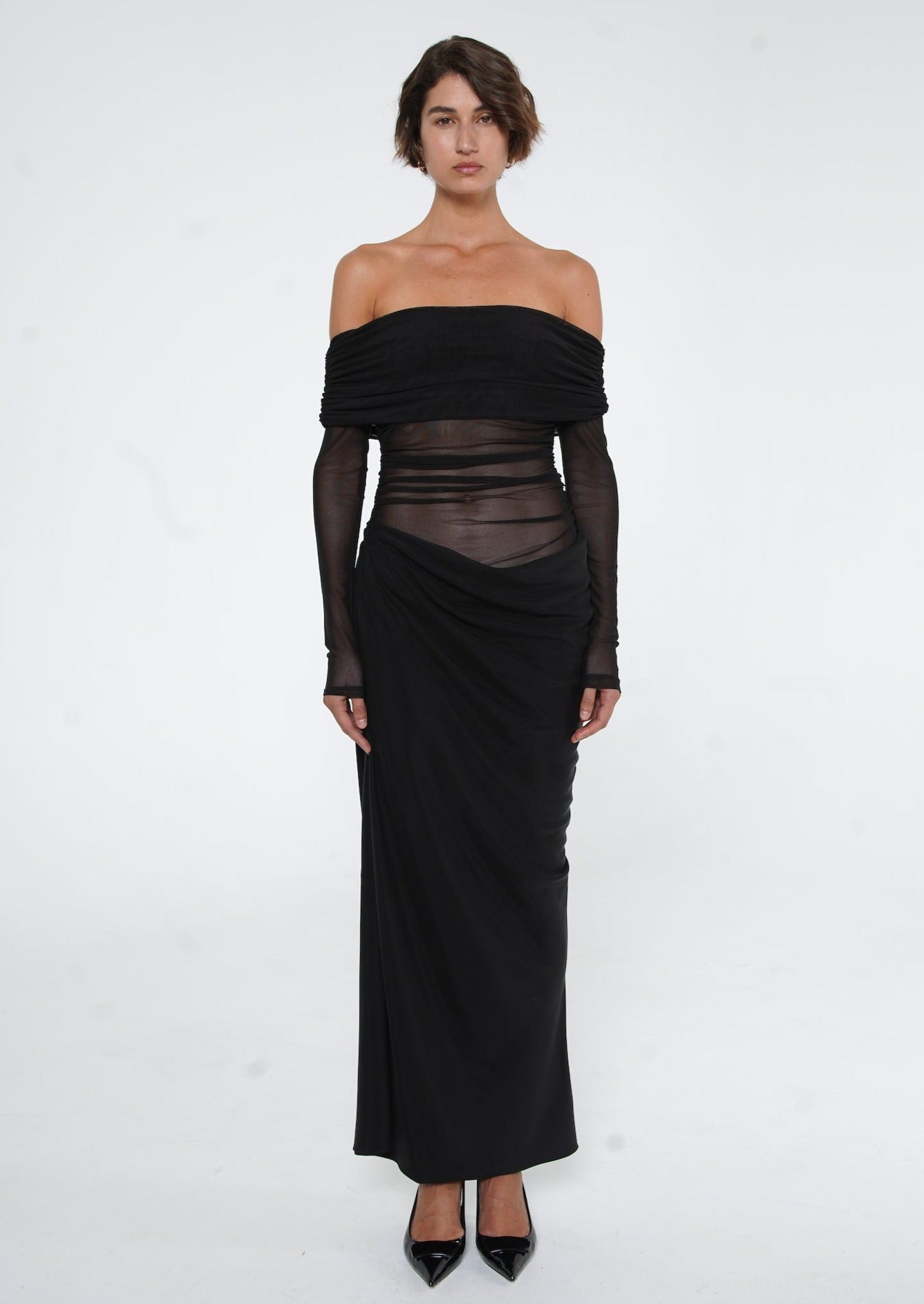 Lydia™ | Draped Back Maxi