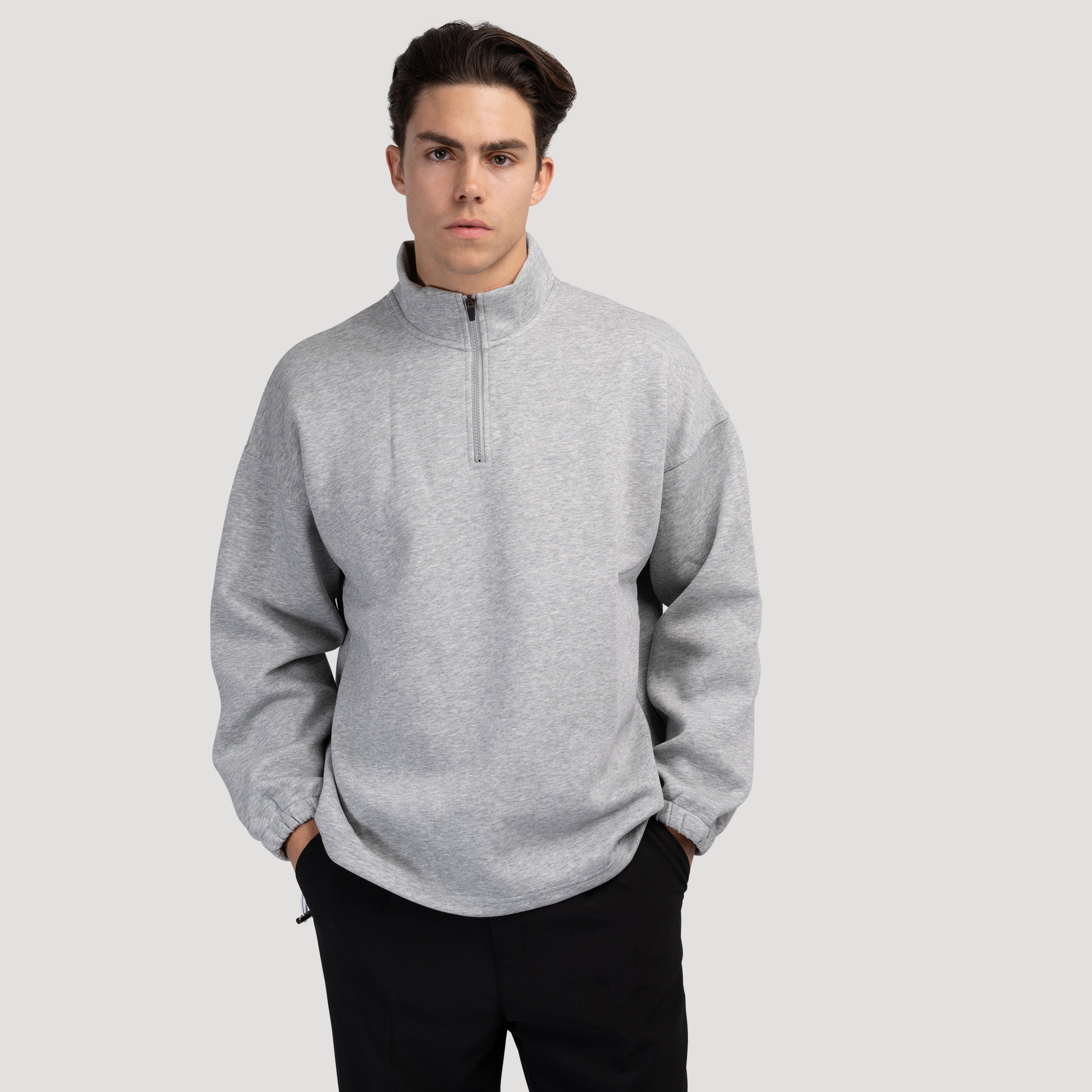 Modestique london™| INCHEON Fleece Quarter Zip