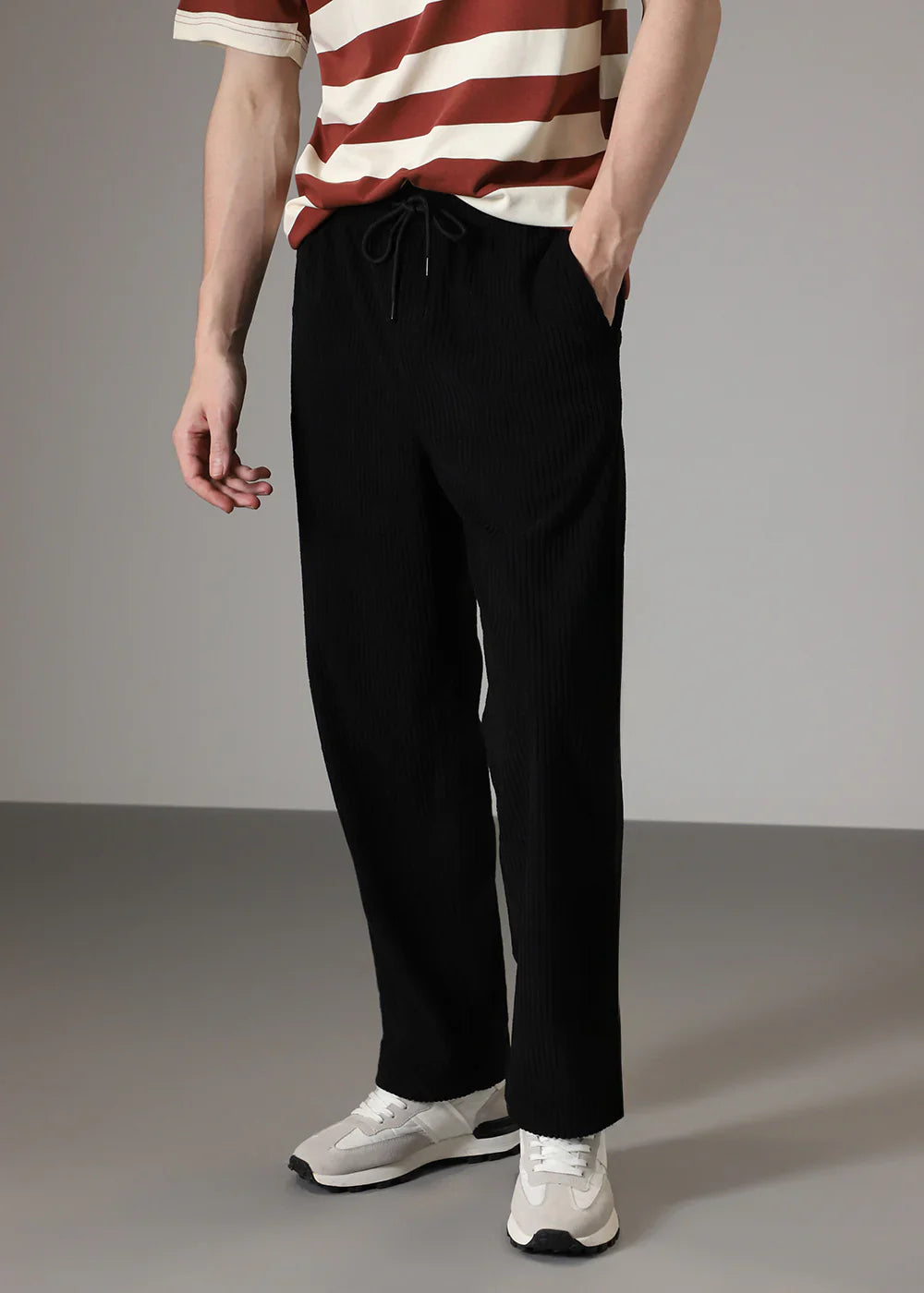 Modestique london™|Ribbed Tube Leg Trousers