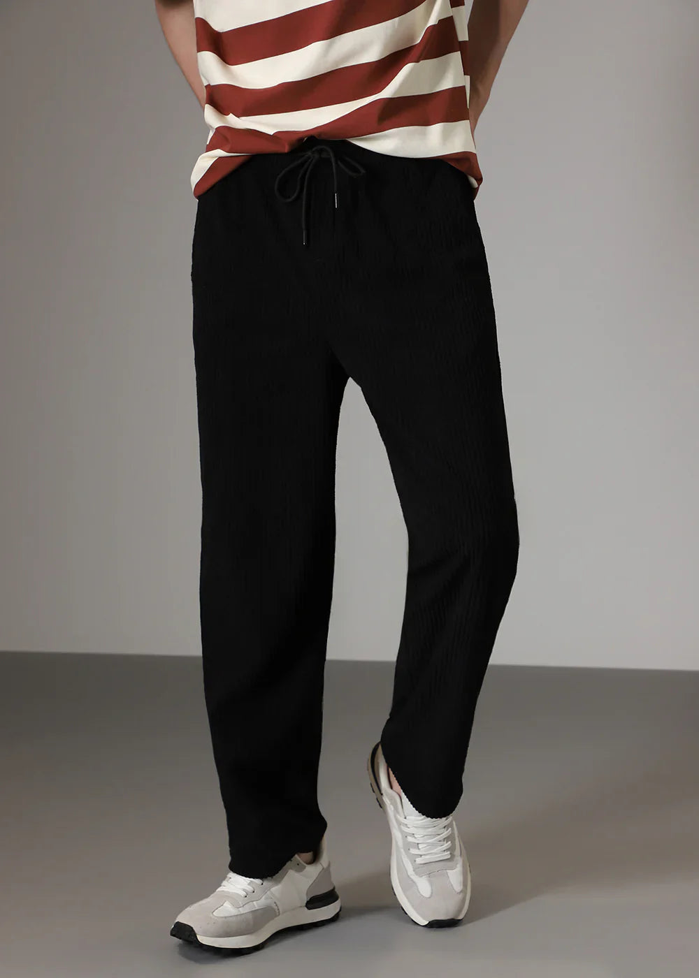 Modestique london™|Ribbed Tube Leg Trousers