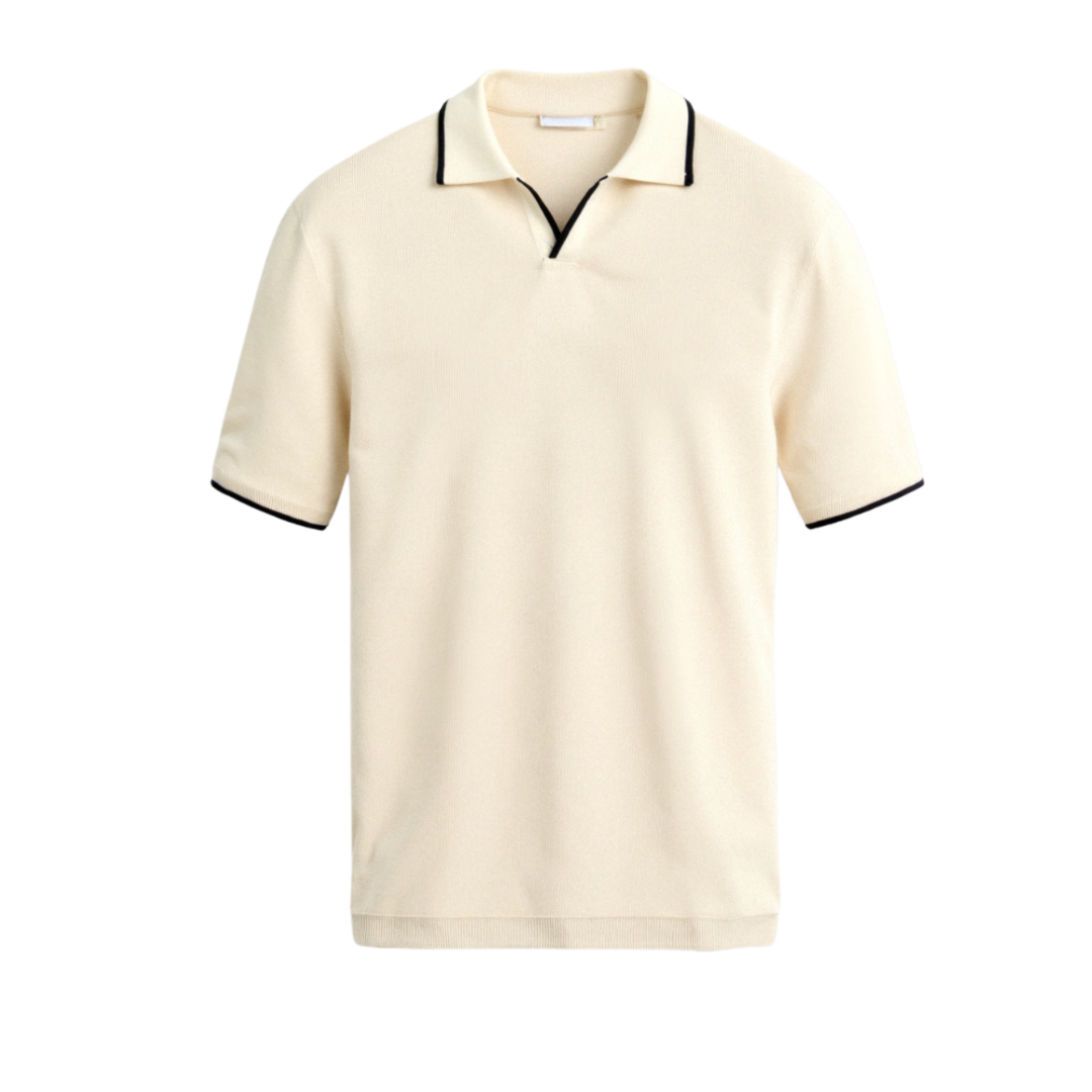AVERY TORONTO Contrast Slim Fitted Polo