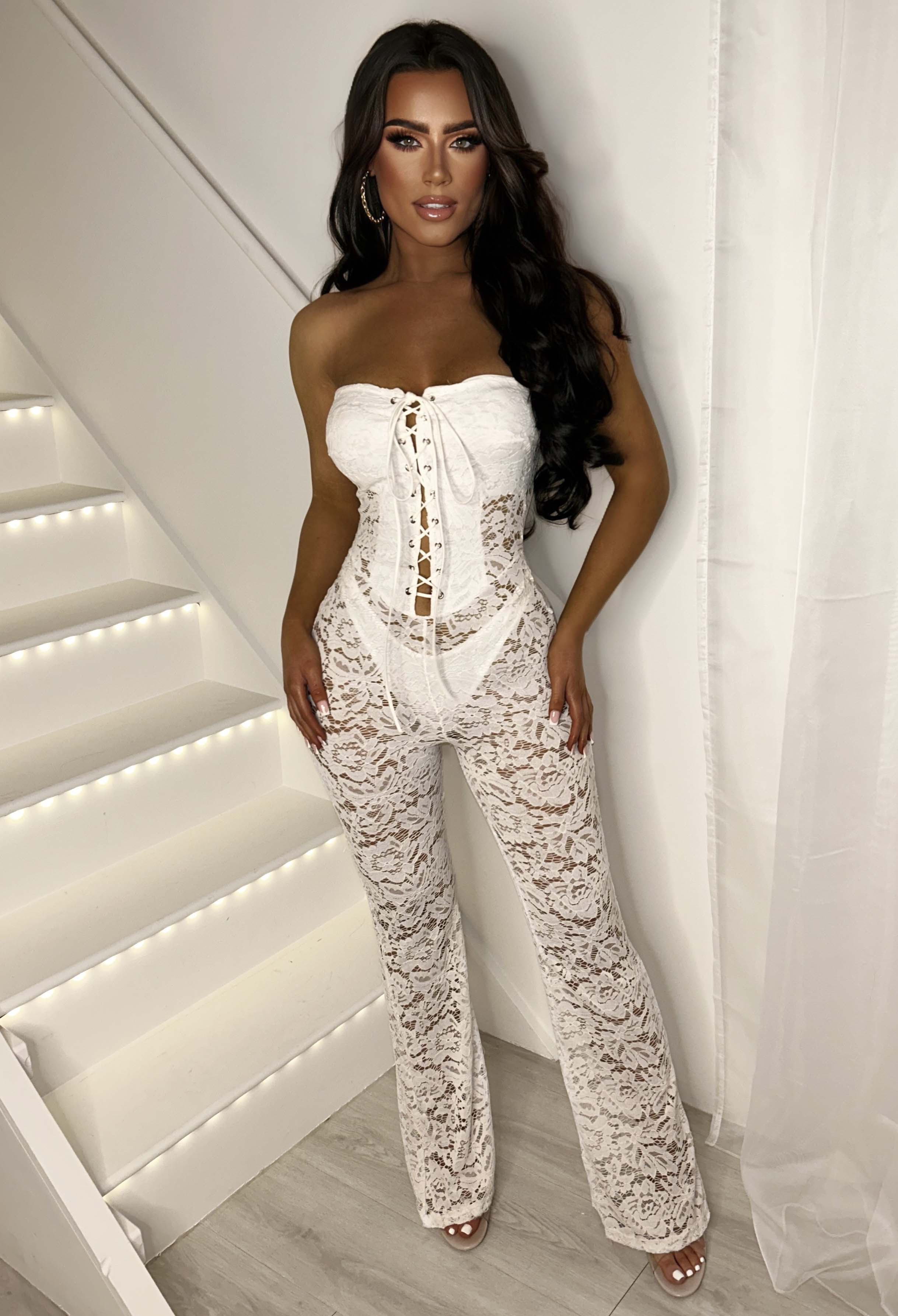 Modestique london™ - Tara Lace Jumpsuit