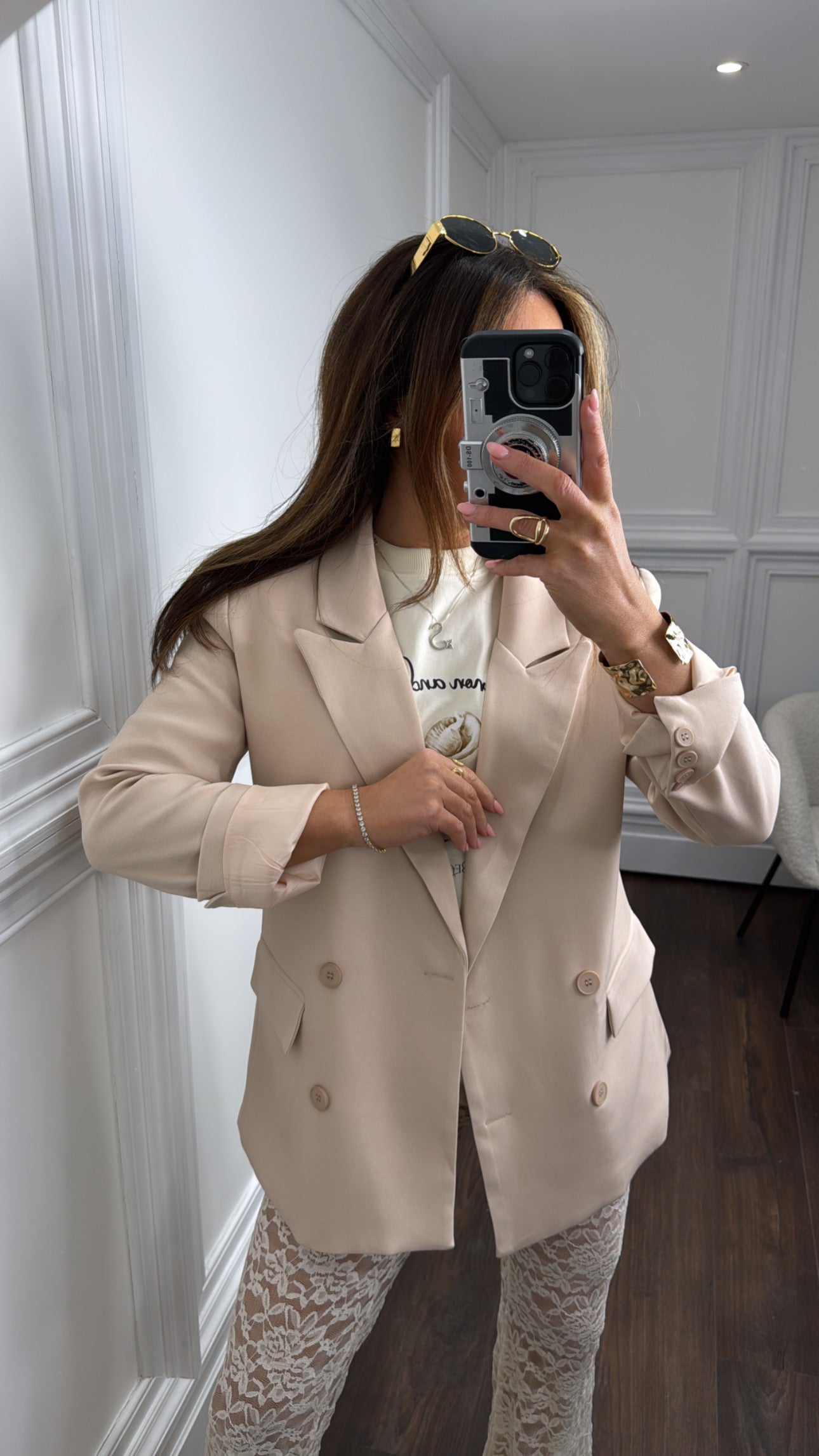 VIVIAN beige blazer