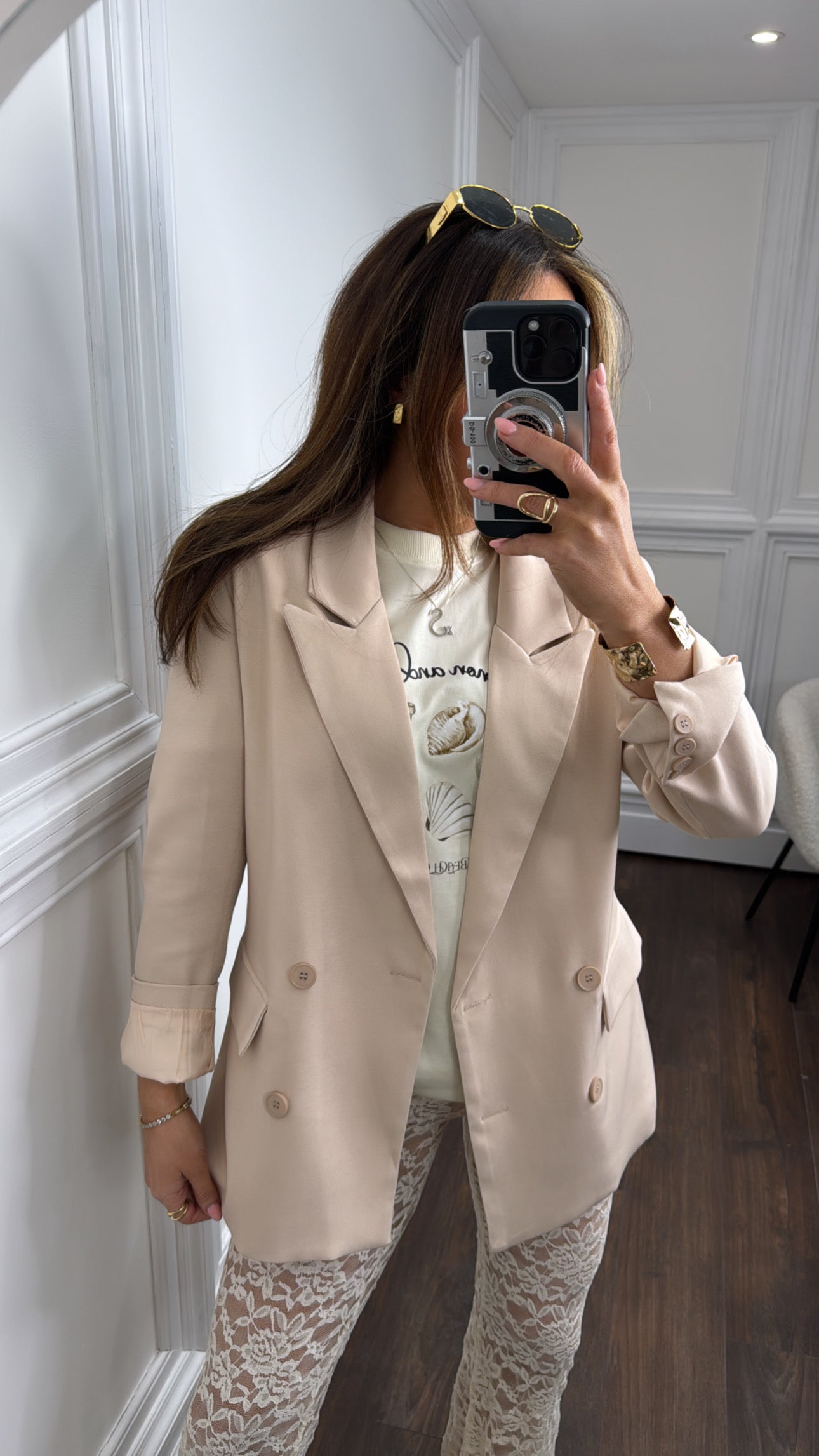 VIVIAN beige blazer