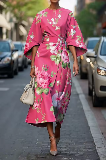 Michelle | Elegant Floral Dress