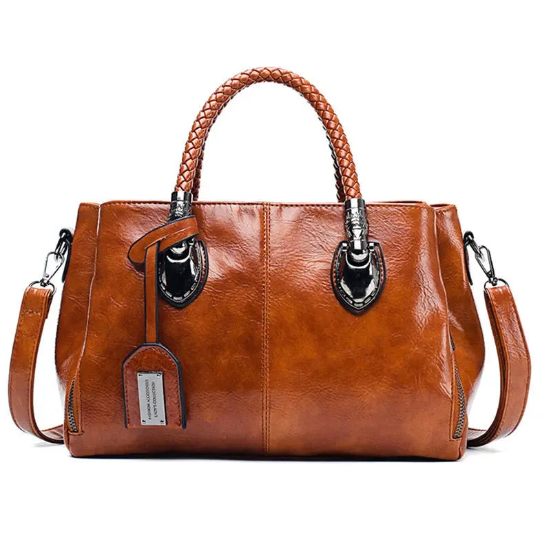 AMORY - Stylish LEATHER HANDBAG