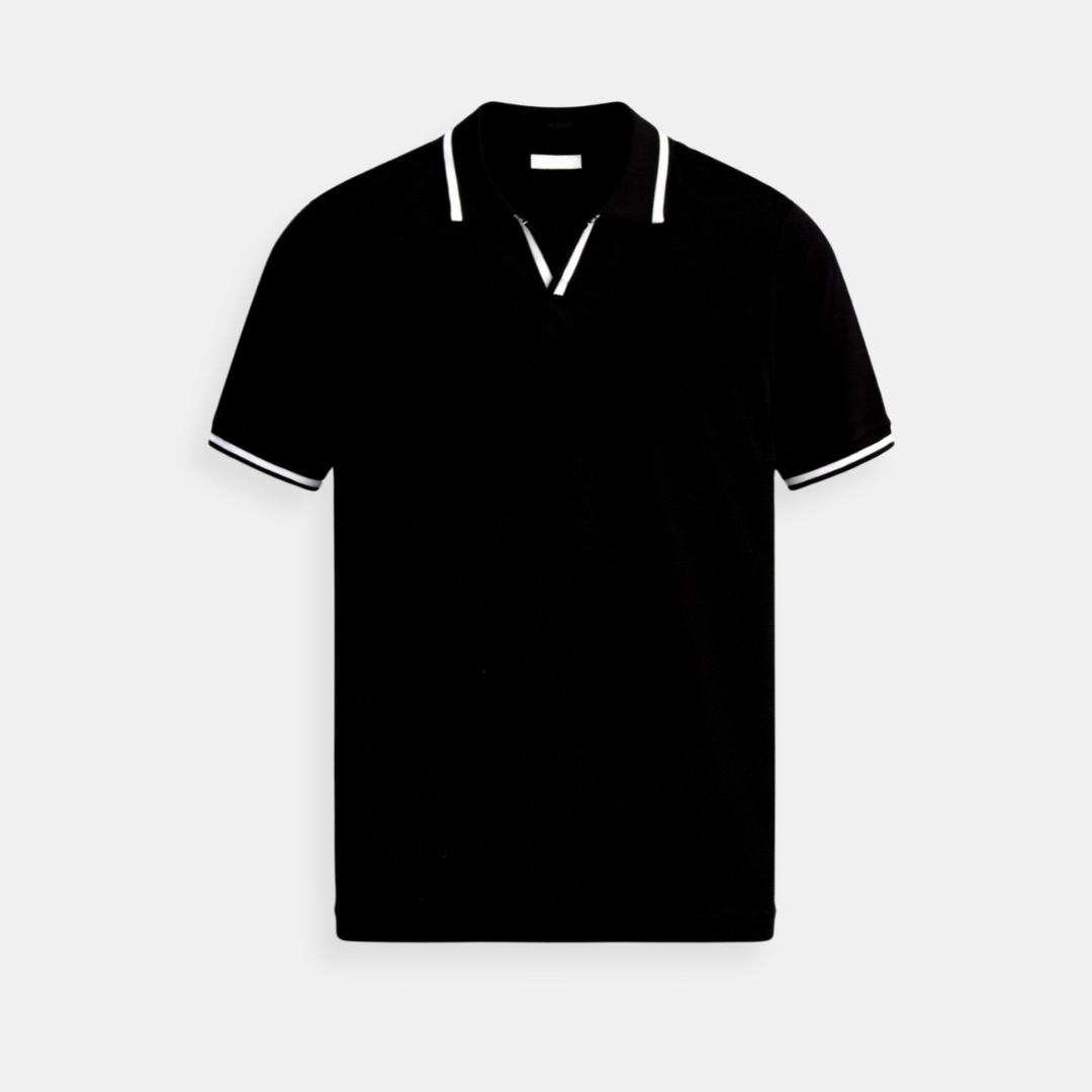 AVERY TORONTO Contrast Slim Fitted Polo