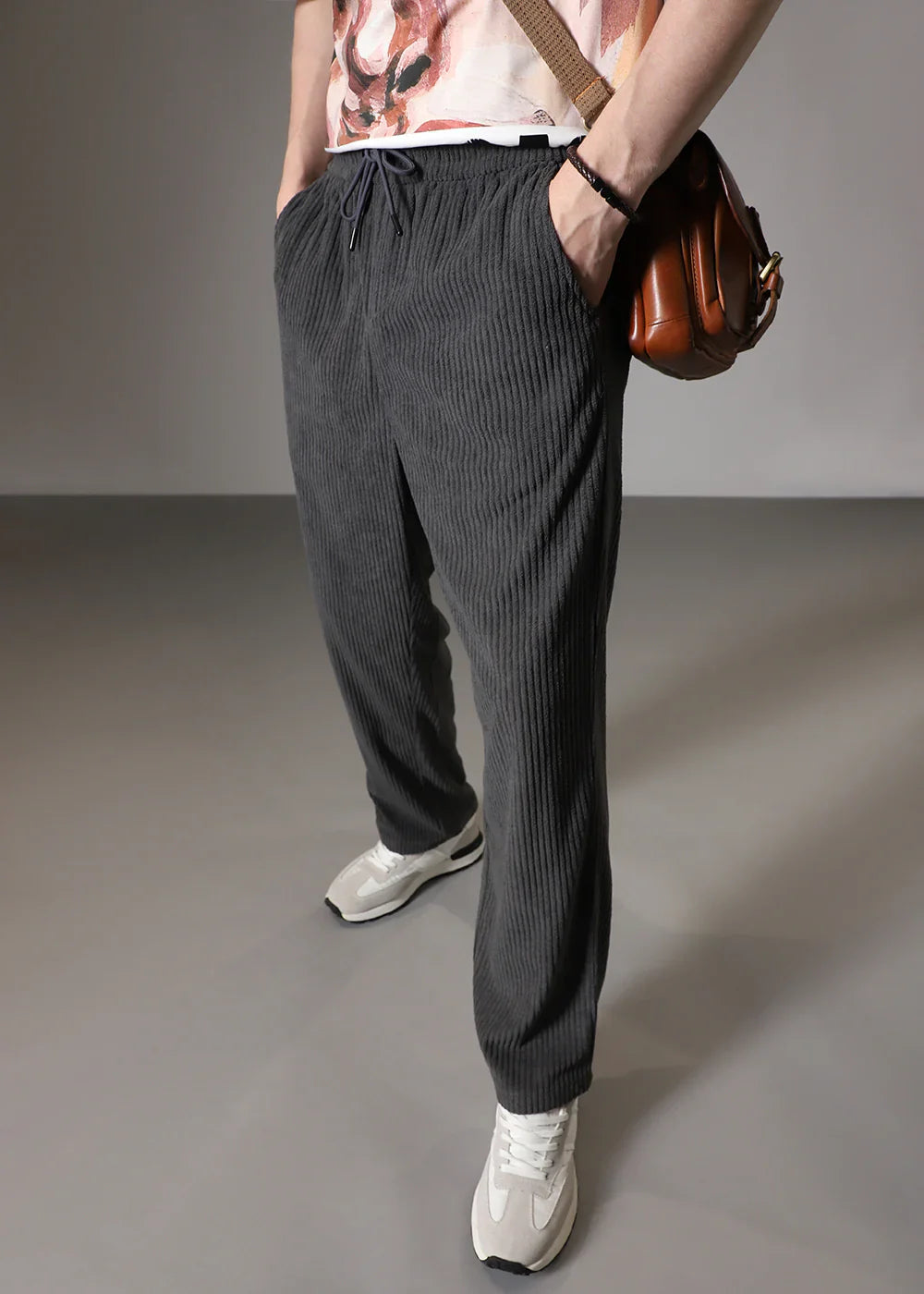 Modestique london™|Ribbed Tube Leg Trousers