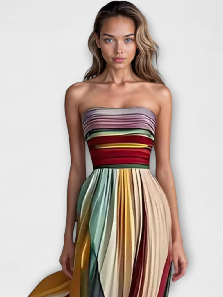 LUMINA ™ | STRIPE DRESS