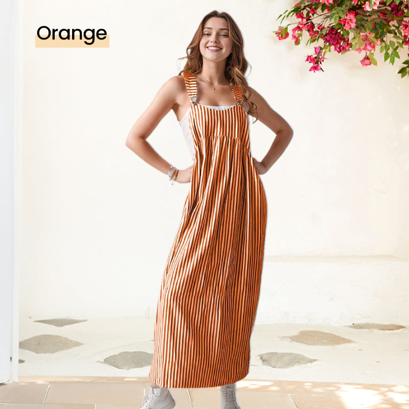 Modestique London | Casual Striped Camisole Dress