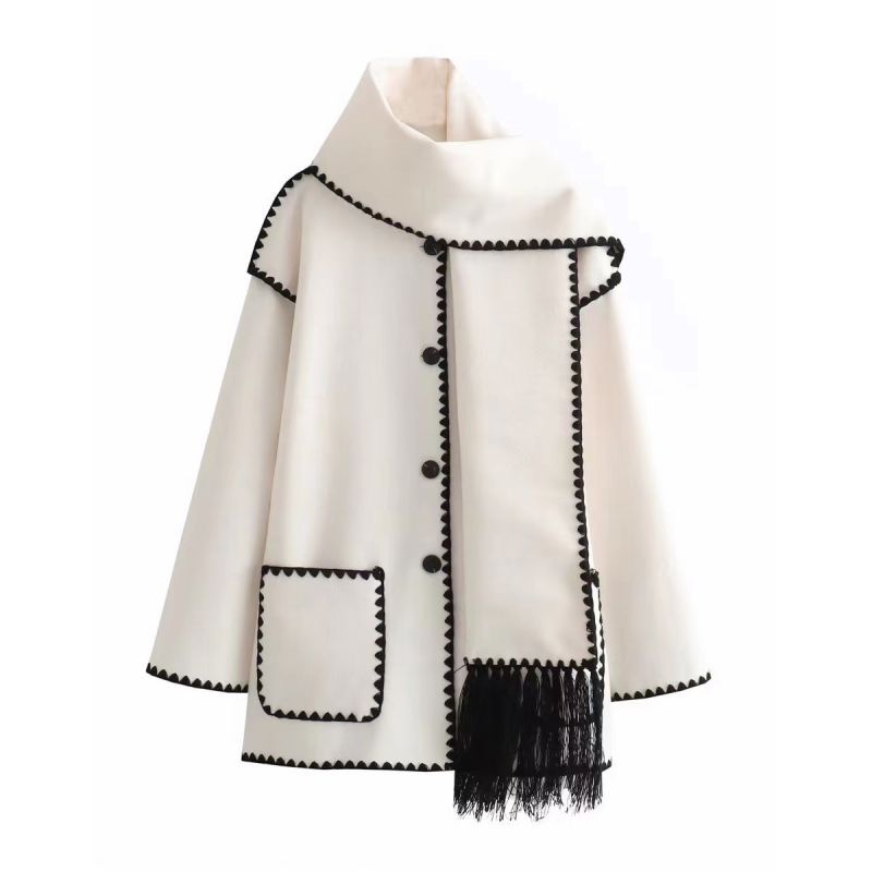 Avery toronto™ | Woolen Scarf Coat