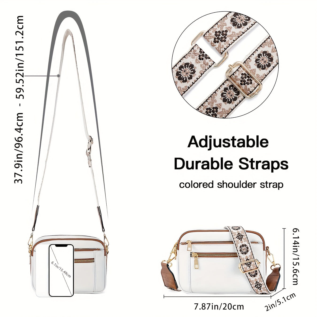 Adeline - Crossbody Leather Bag
