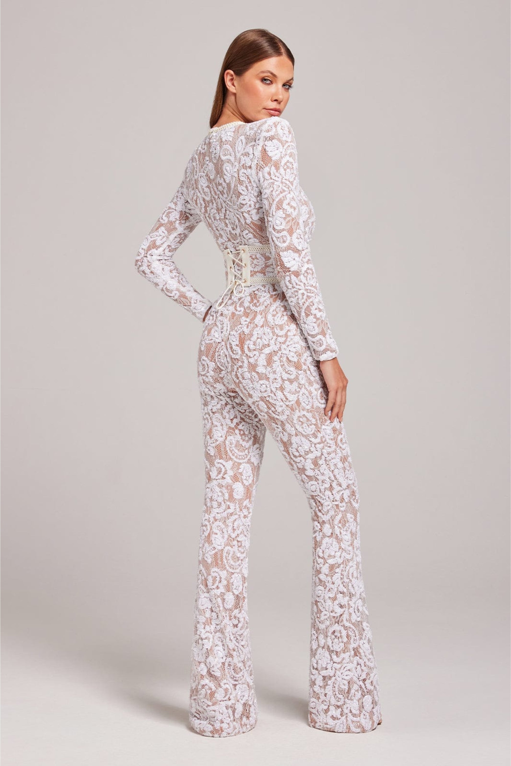 Modestique london™- Mia Lace Jumpsuit