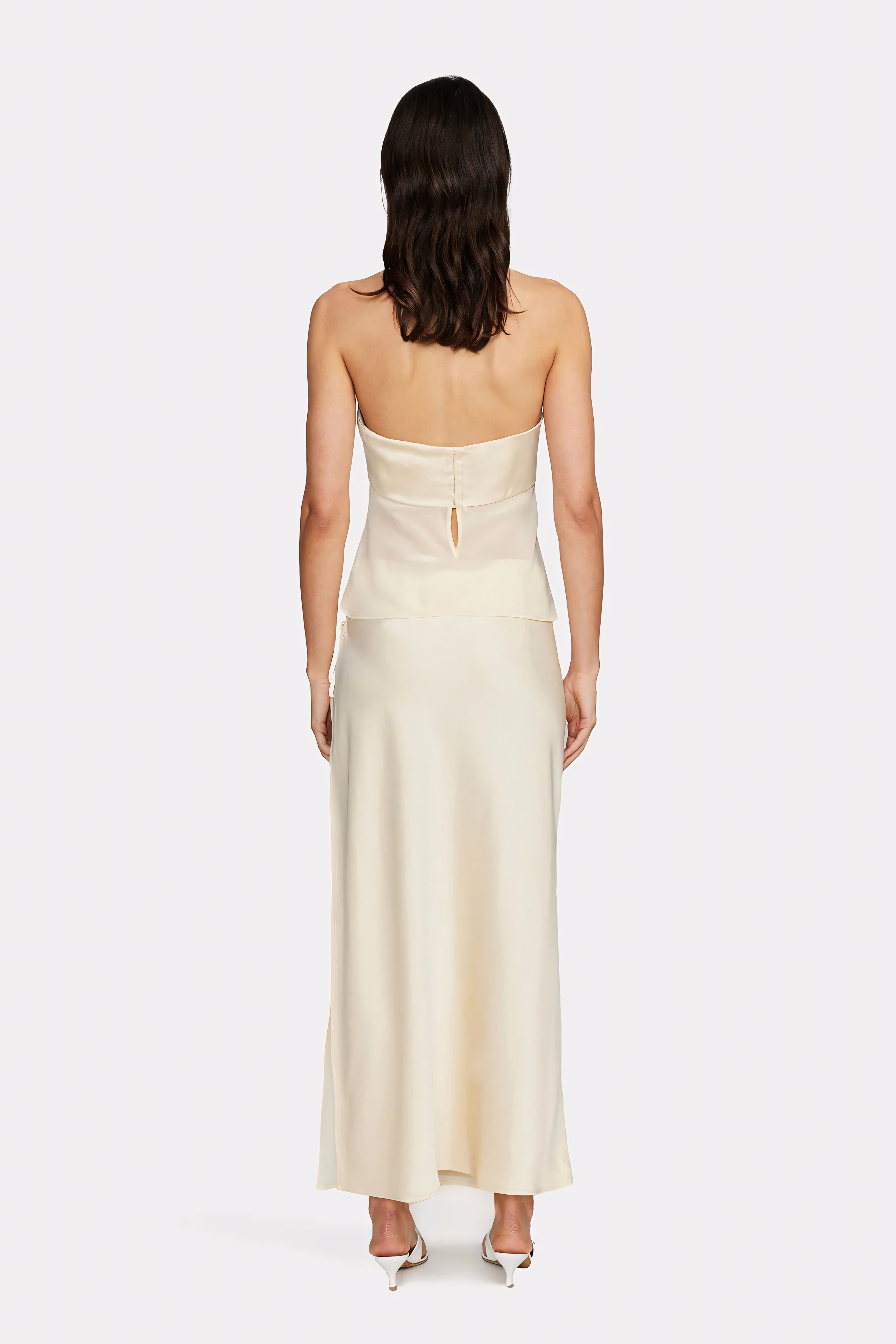 Radiance Sheer Draped Dress
