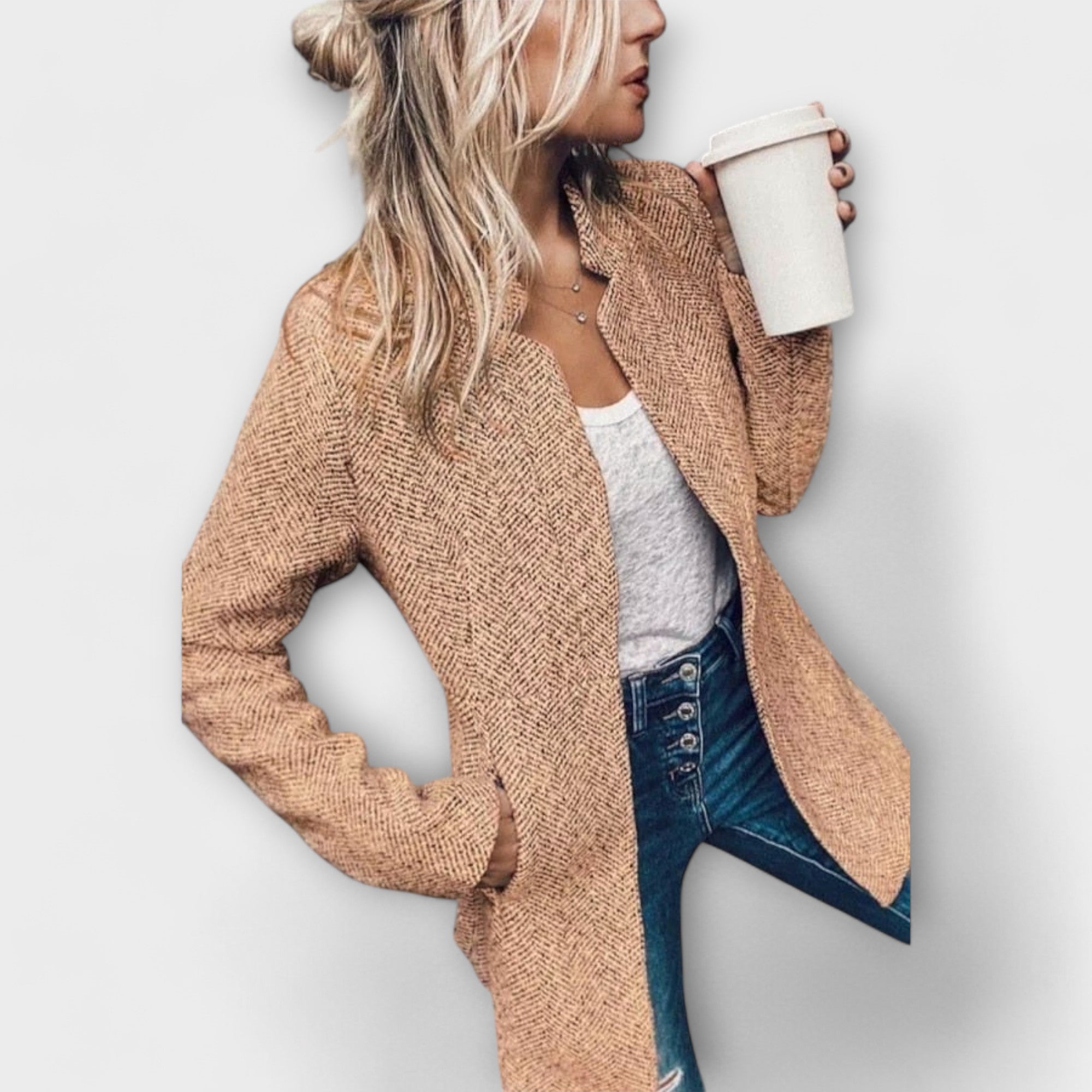 Coatly - Stylish Tweed Jacket for the Transitional Season