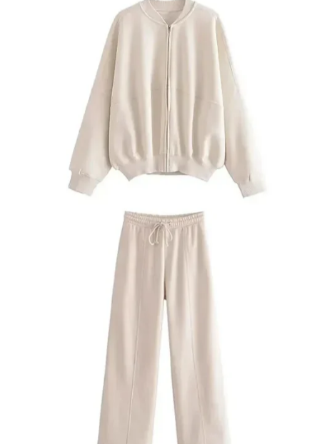 Modestique london™ | Beige Tracksuit Set
