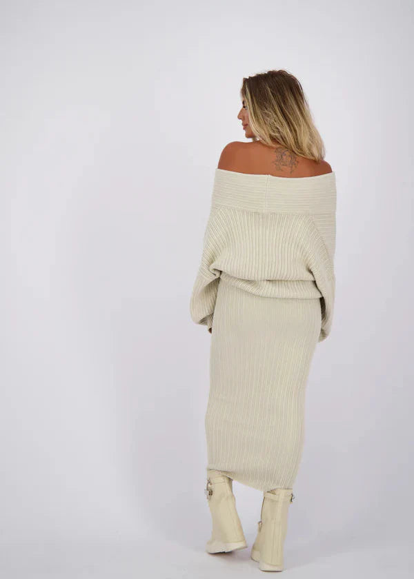 Modestique london™ | Beige knitted set