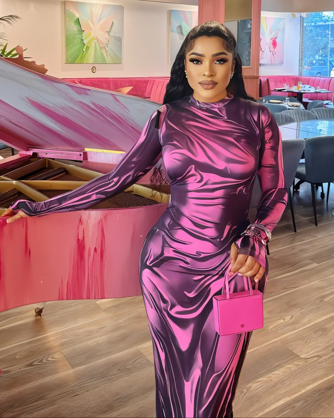 Modestique London™-Illusion Maxi Dress