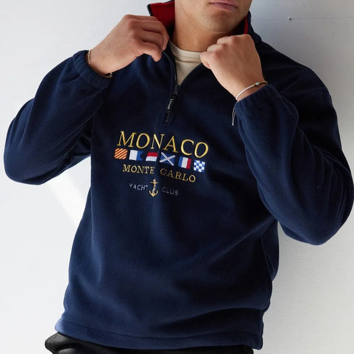 Modestique london™|MONACO Old Money Half Zip