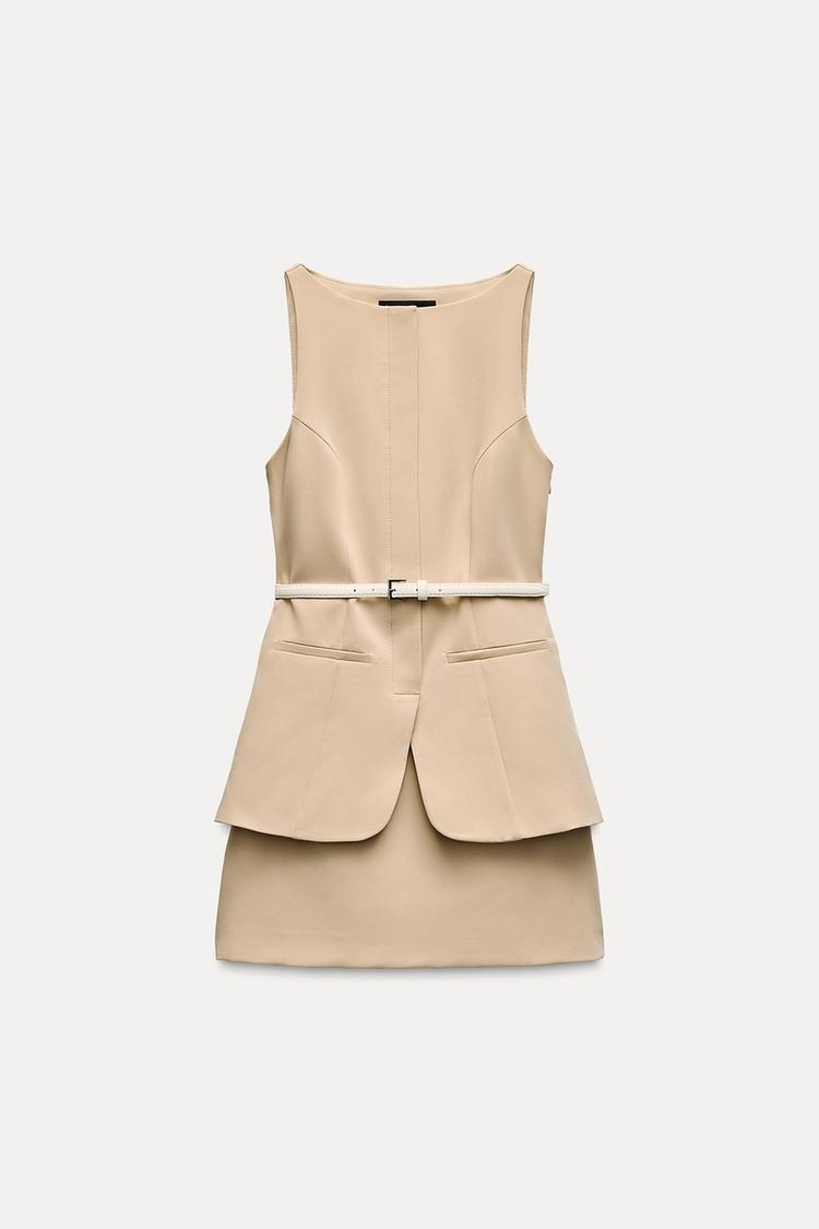 Modestique london™- Belted Mini Dress