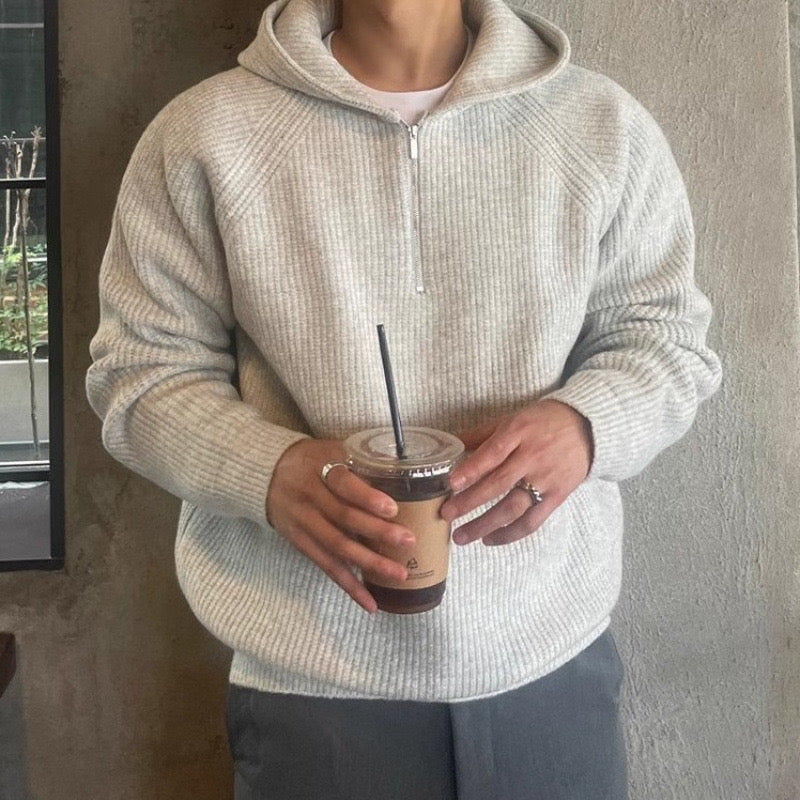 Modestique london™| TAEGU Semi Zip Hoodie