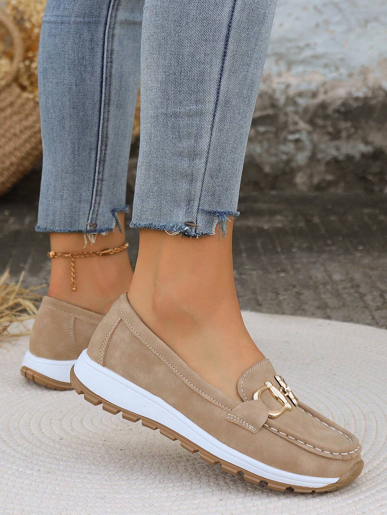 Ellie - Flat Buckle Loafers