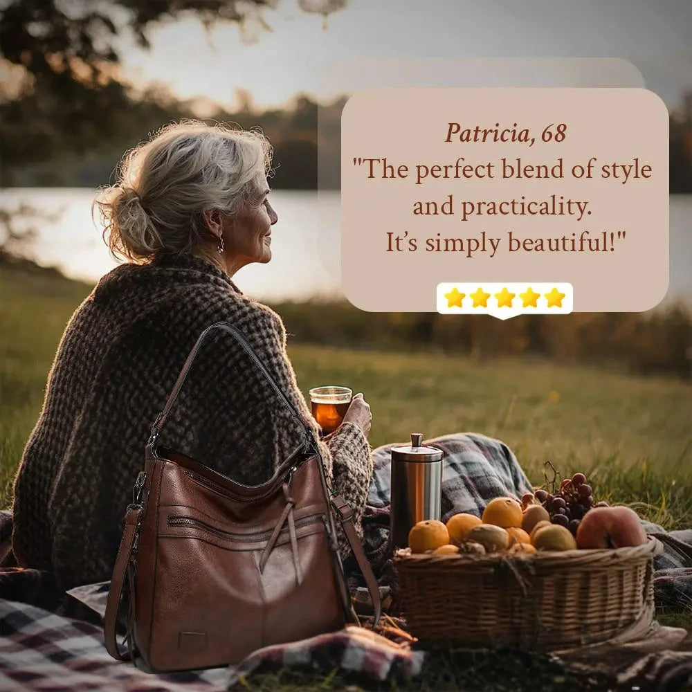 Rose - Luxury Leather Shoulder Bags for Travel