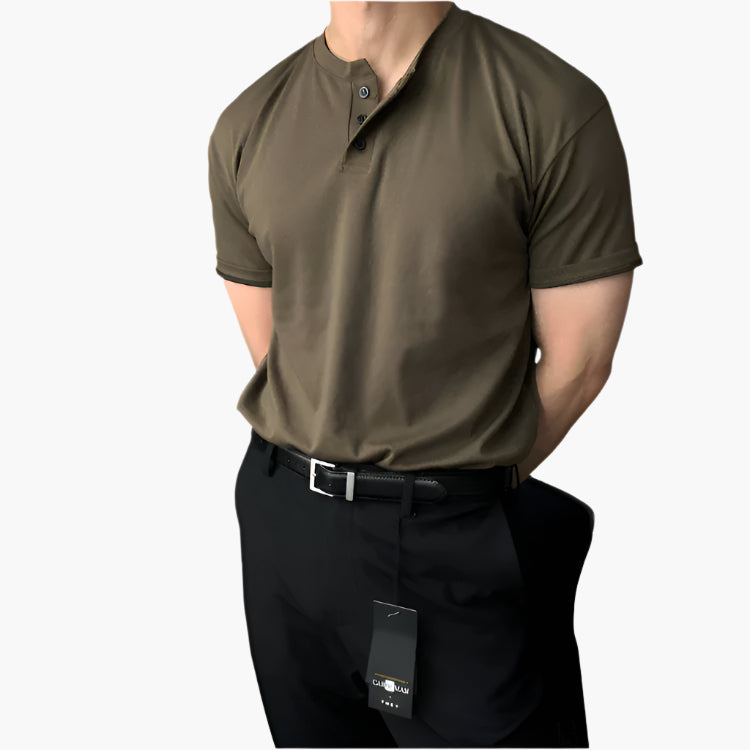 AVERY TORONTO ™| DAEGU Buttoned Collar T-Shirt